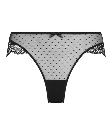 Slip brésilien Mary, Noir