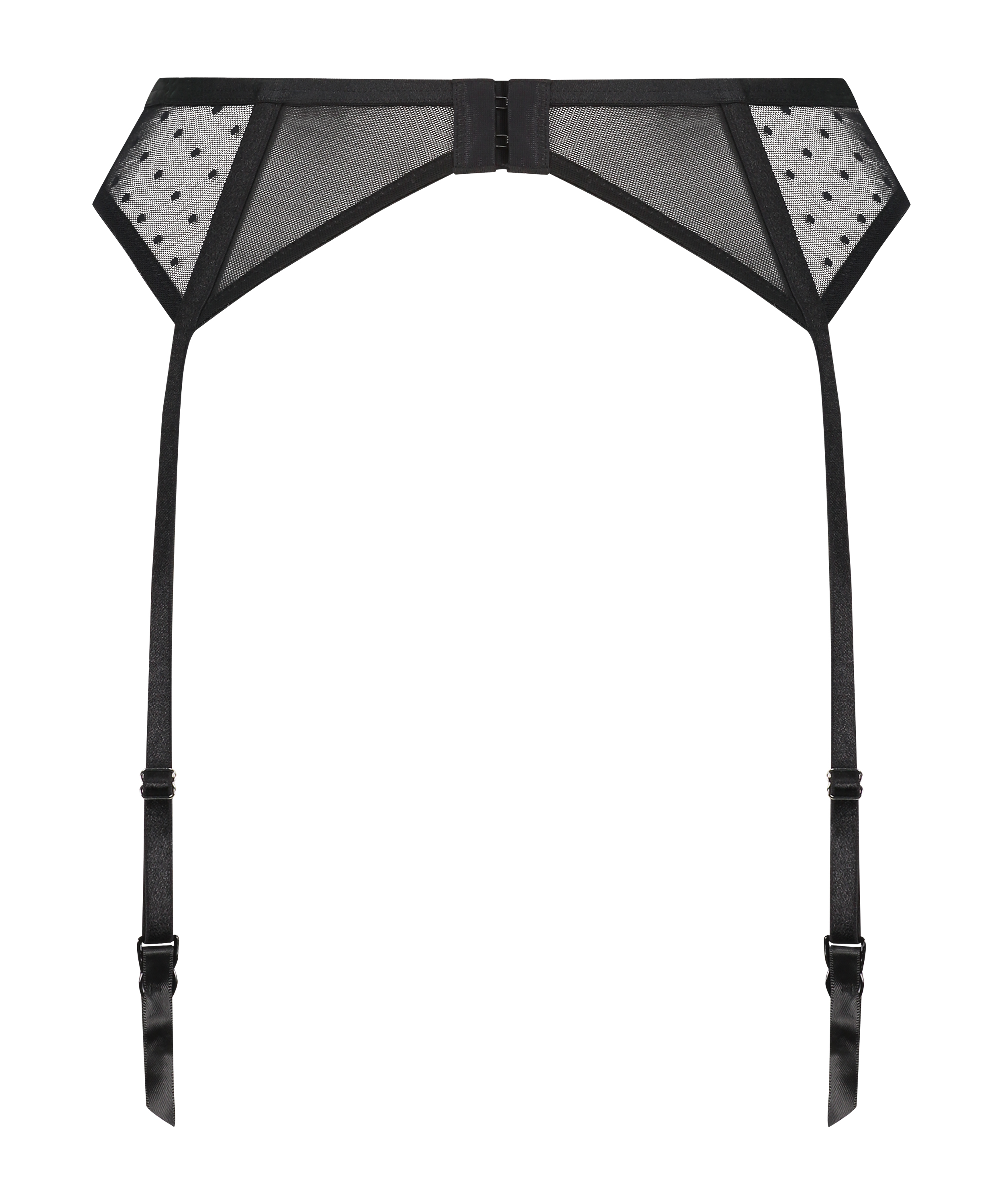 Porte-jarretelles Pippa, Noir, main