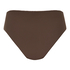 Slip taille haute Diva, Marron