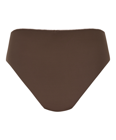 Slip taille haute Diva, Marron