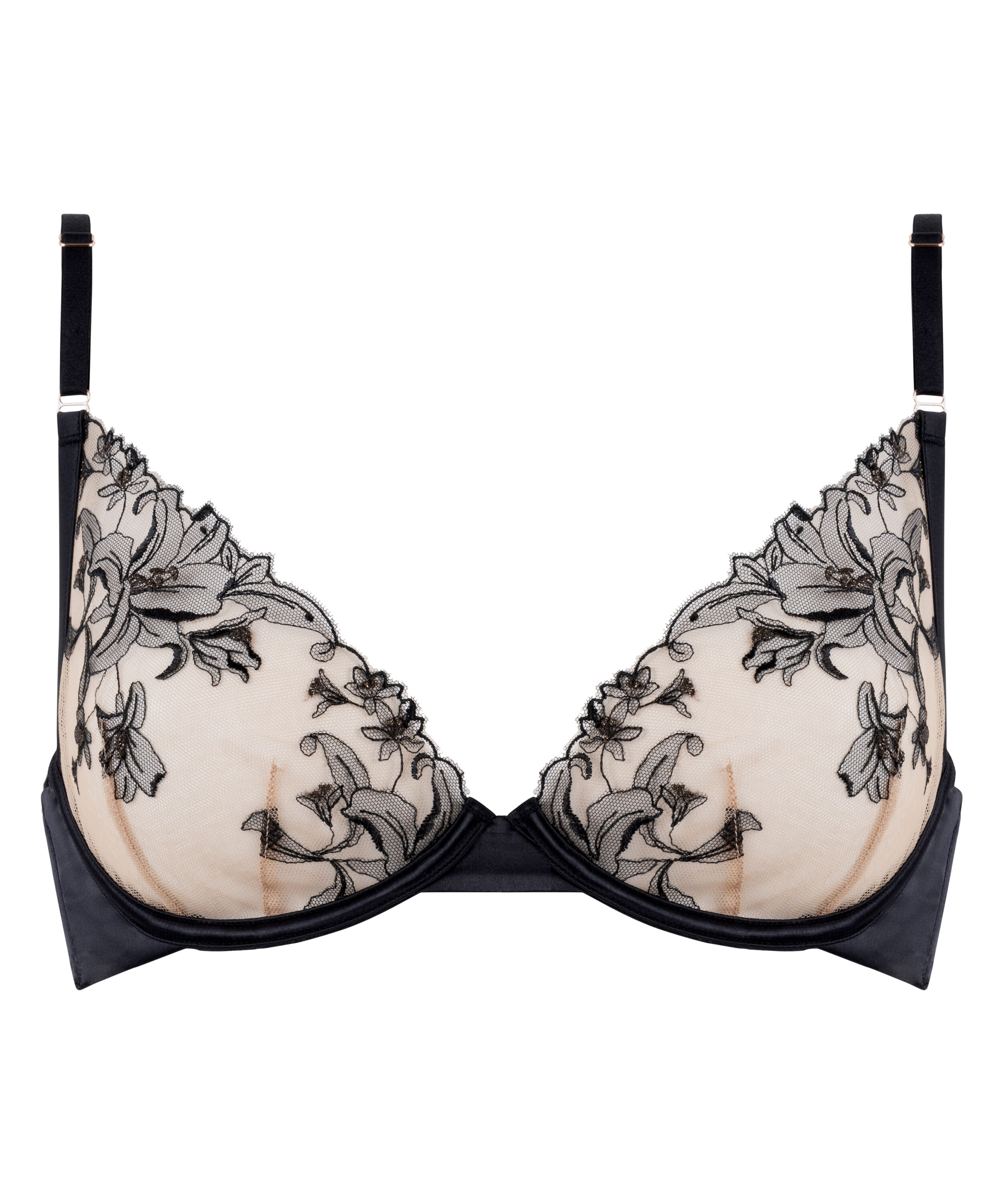 Soutien-gorge &agrave; armatures non-pr&eacute;form&eacute; Anouk, Noir