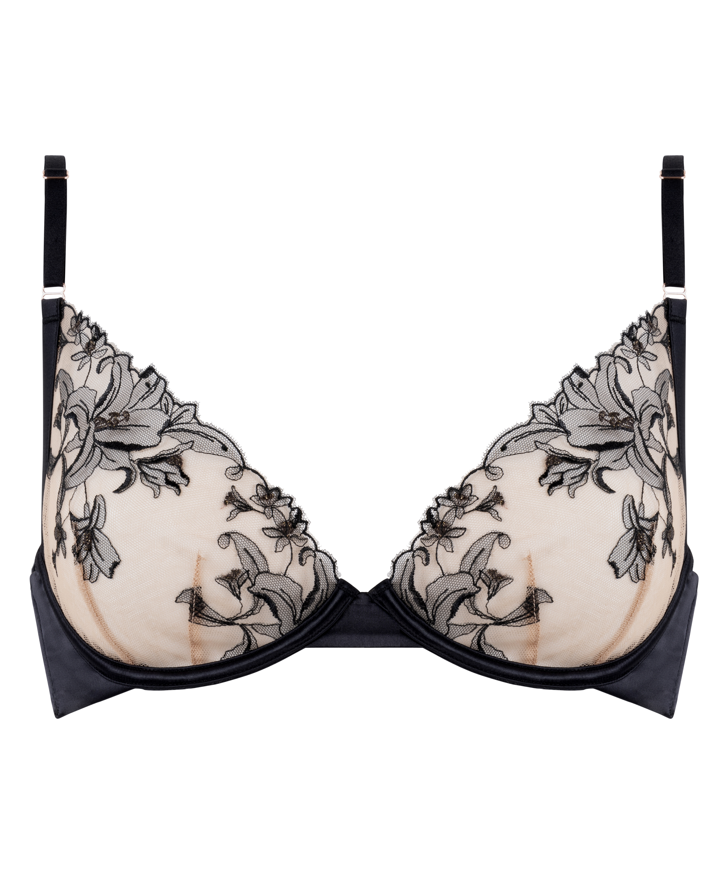 Soutien-gorge à armatures non-préformé Anouk, Noir, main