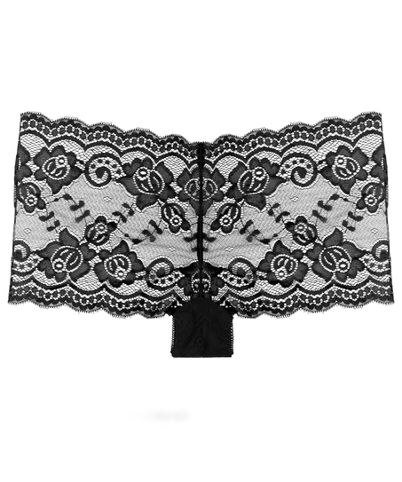 Shorty Vibrant Télécommandé, Noir