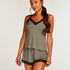 Ensemble de pyjama court Cami, Vert