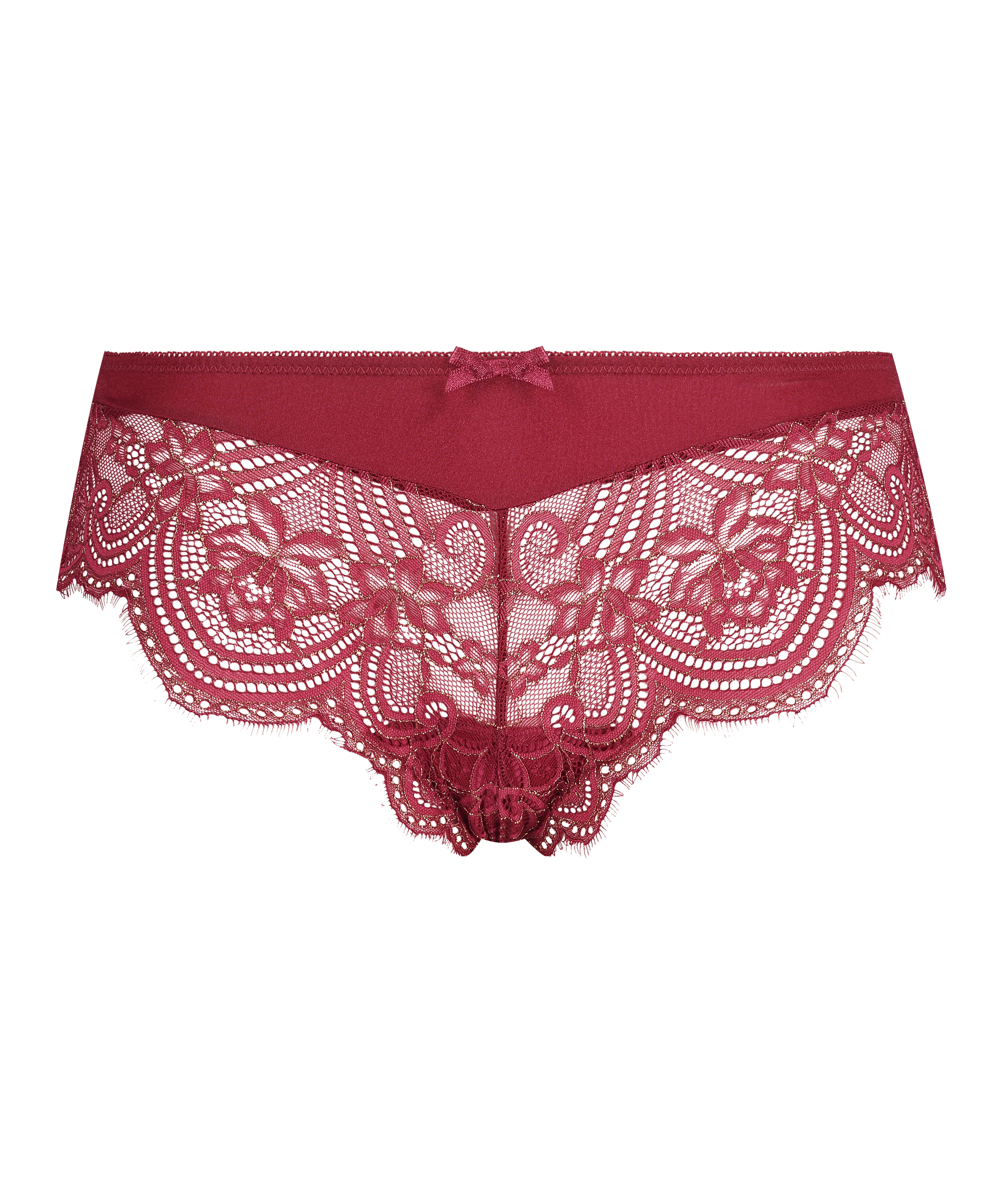 Slip brésilien short Selena, Rouge, main