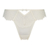 Slip brésilien échancré Chlo, Blanc