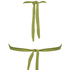 Haut de bikini Holbox, Vert