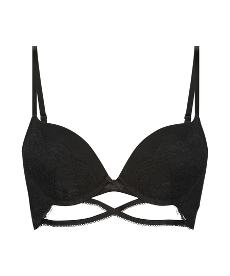 Soutien-gorge moulant maximiseur Jolie, Noir