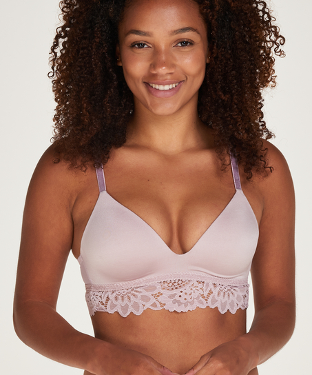Soutien-gorge push-up préformé sans armatures Evey, Violet