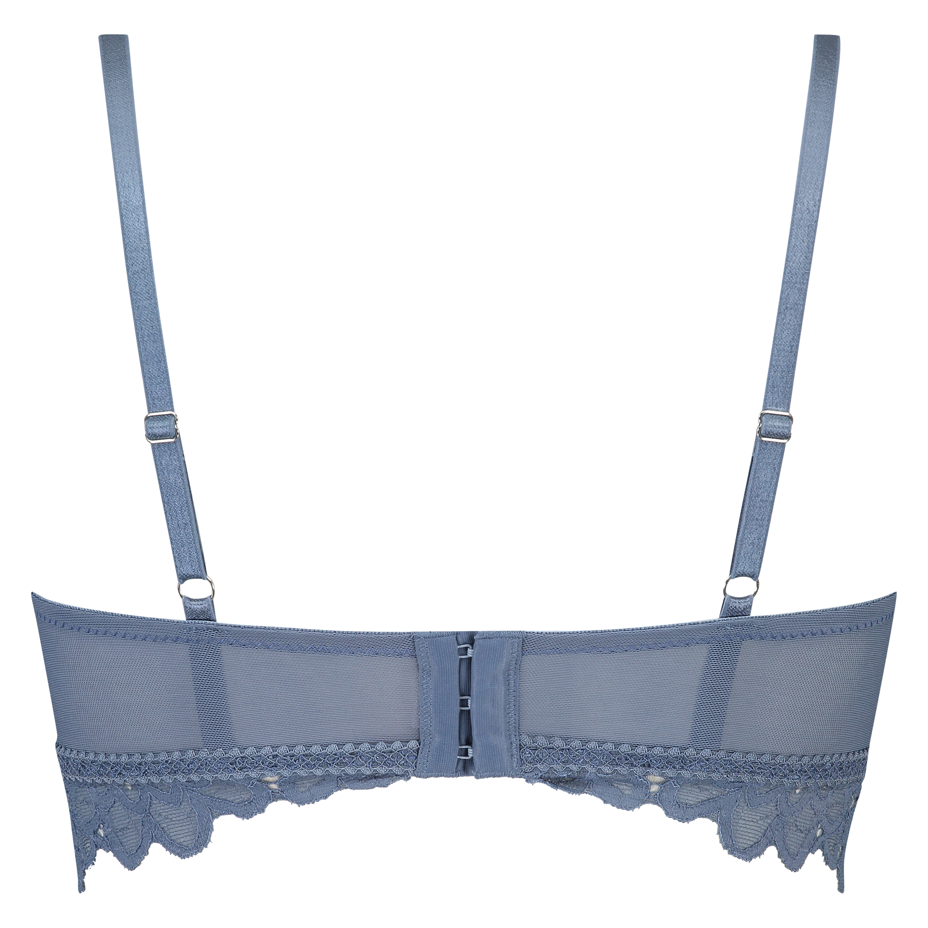 Soutien-gorge à armatures préformé longline Shiloh, Bleu, main
