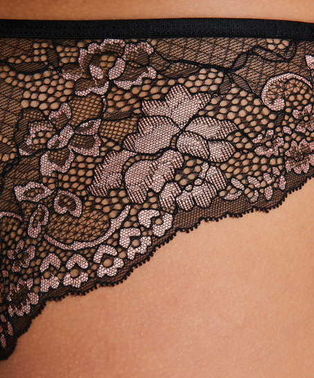 Slip brésilien Halo, Noir