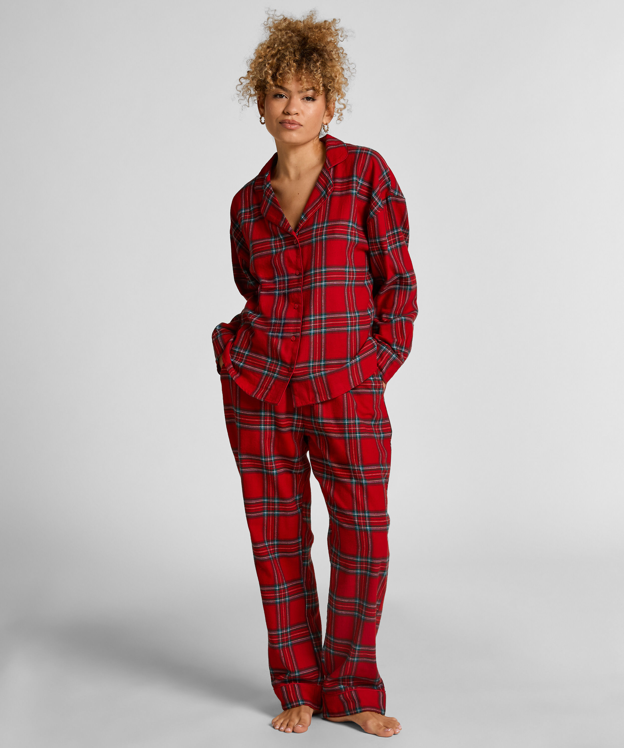 Petite pantalon de Pyjama Flanelle, Rouge