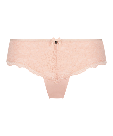 Slip brésilien Marine, Rose