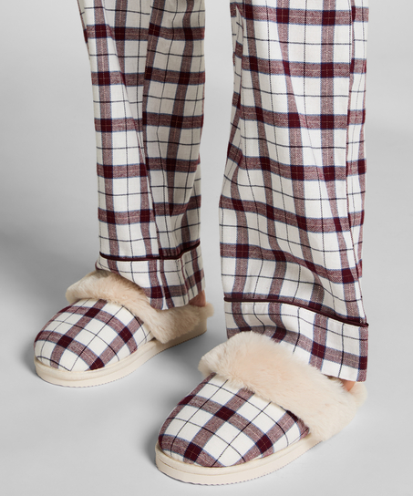 Pantoufles Reya, Beige