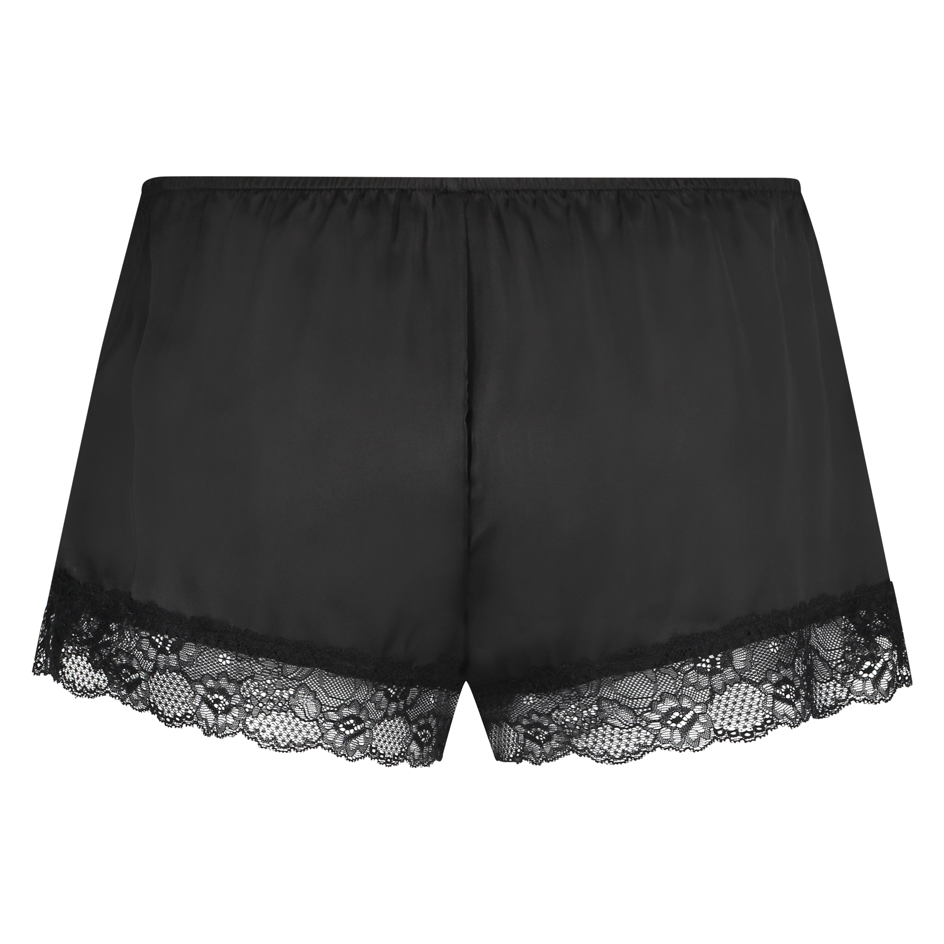 Short de pyjama Satin, Noir, main