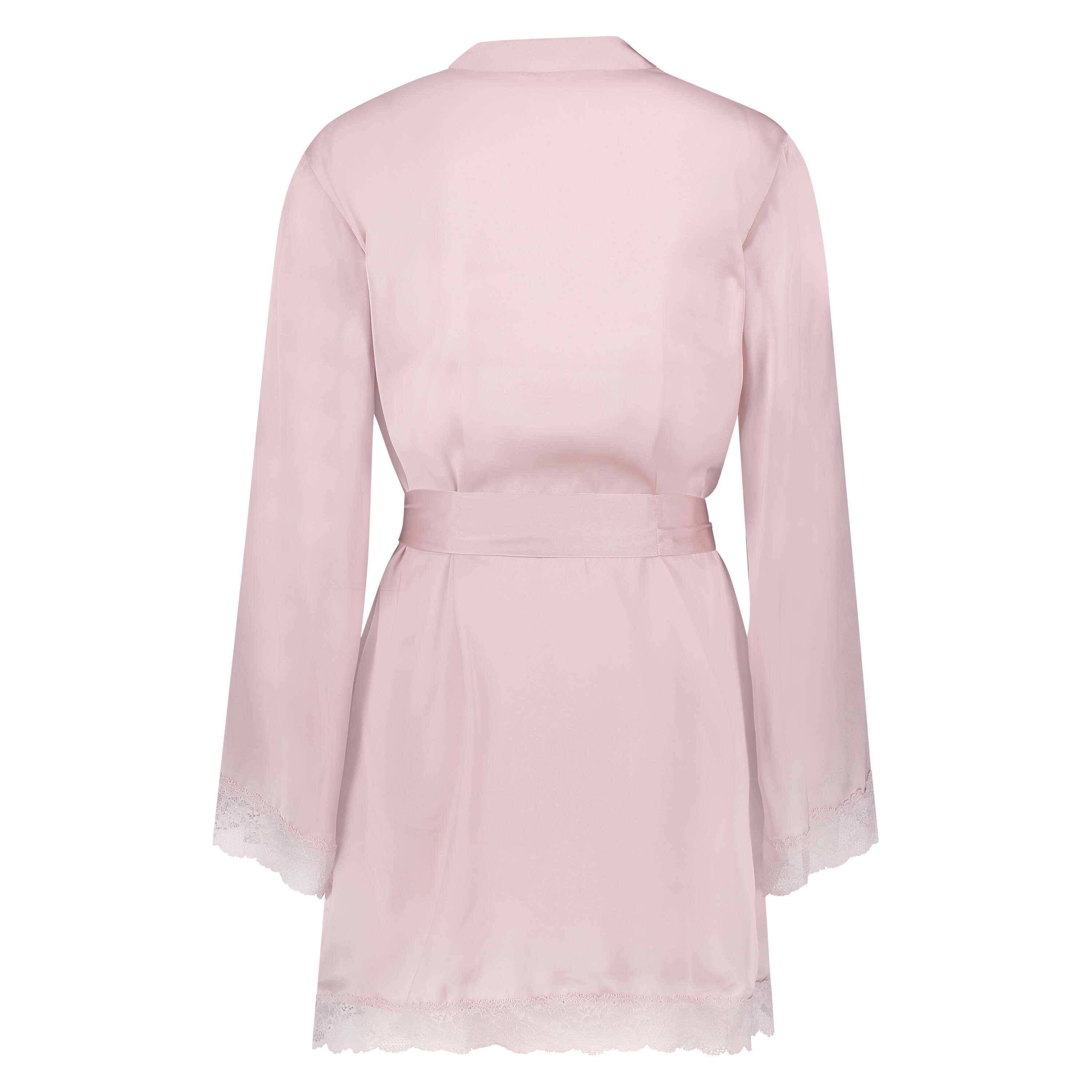 Petite Kimono Satin Meili, Rose, main