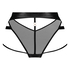 Slip brésilien jambe haute Faye, Noir