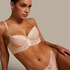 Soutien-gorge à armatures préformé Nicole, Rose