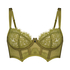 Soutien-gorge à armatures préformé longline Amelie, Vert