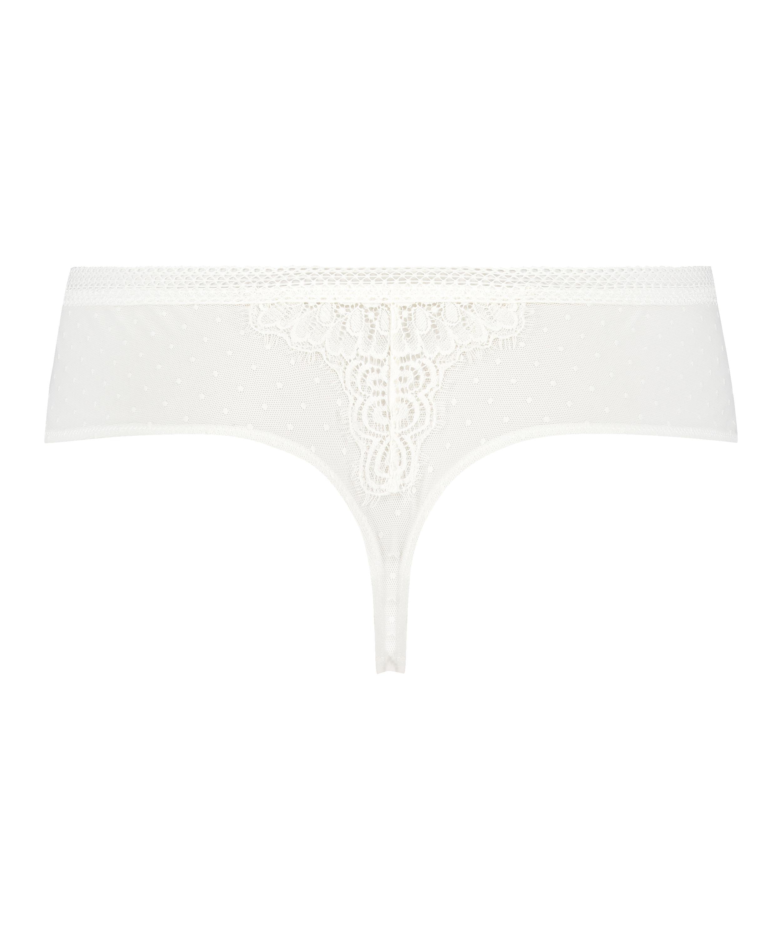 Boxer string Bessie, Blanc, main
