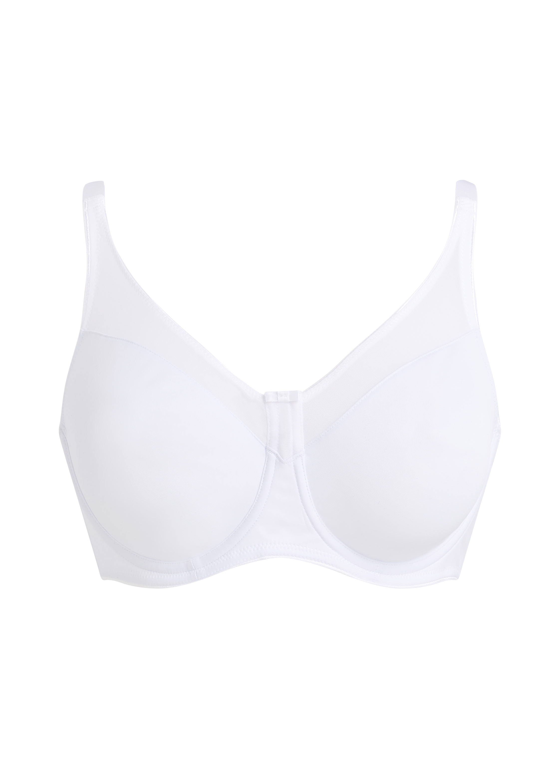 Soutien-gorge &agrave; armatures non-pr&eacute;form&eacute; minimiseur Nina, Blanc, main