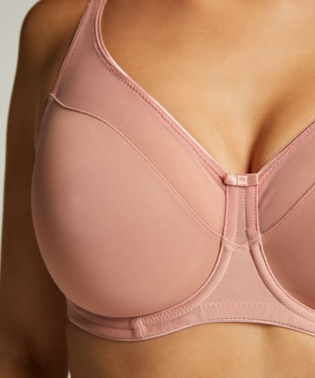 Soutien-gorge &agrave; armatures non-pr&eacute;form&eacute; minimiseur Nina, Rose