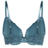 Soutien-gorge &agrave; armatures pr&eacute;form&eacute; push-up Marine, Bleu