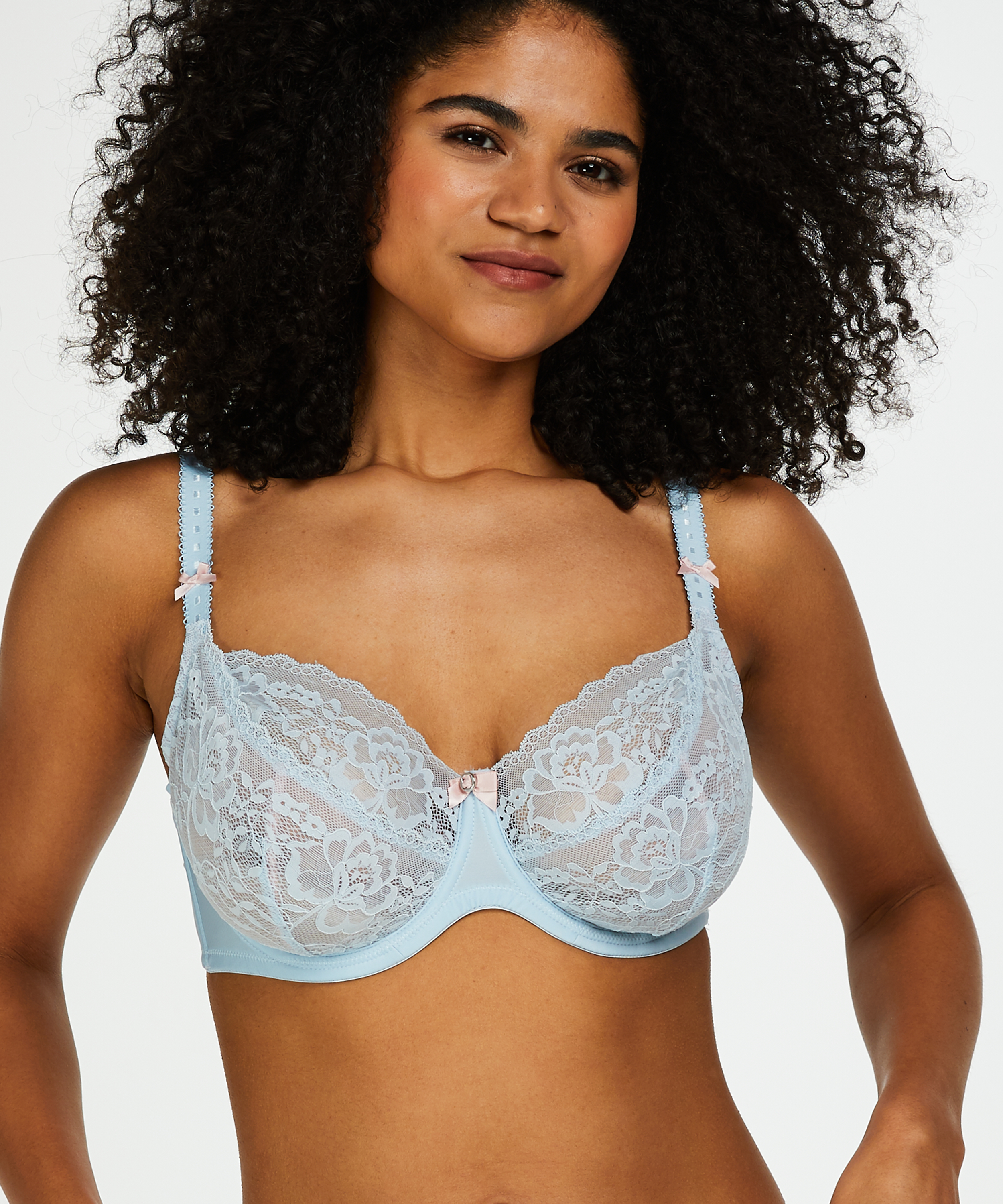 Soutien-gorge à armatures non-préformé Theresa, Bleu, main