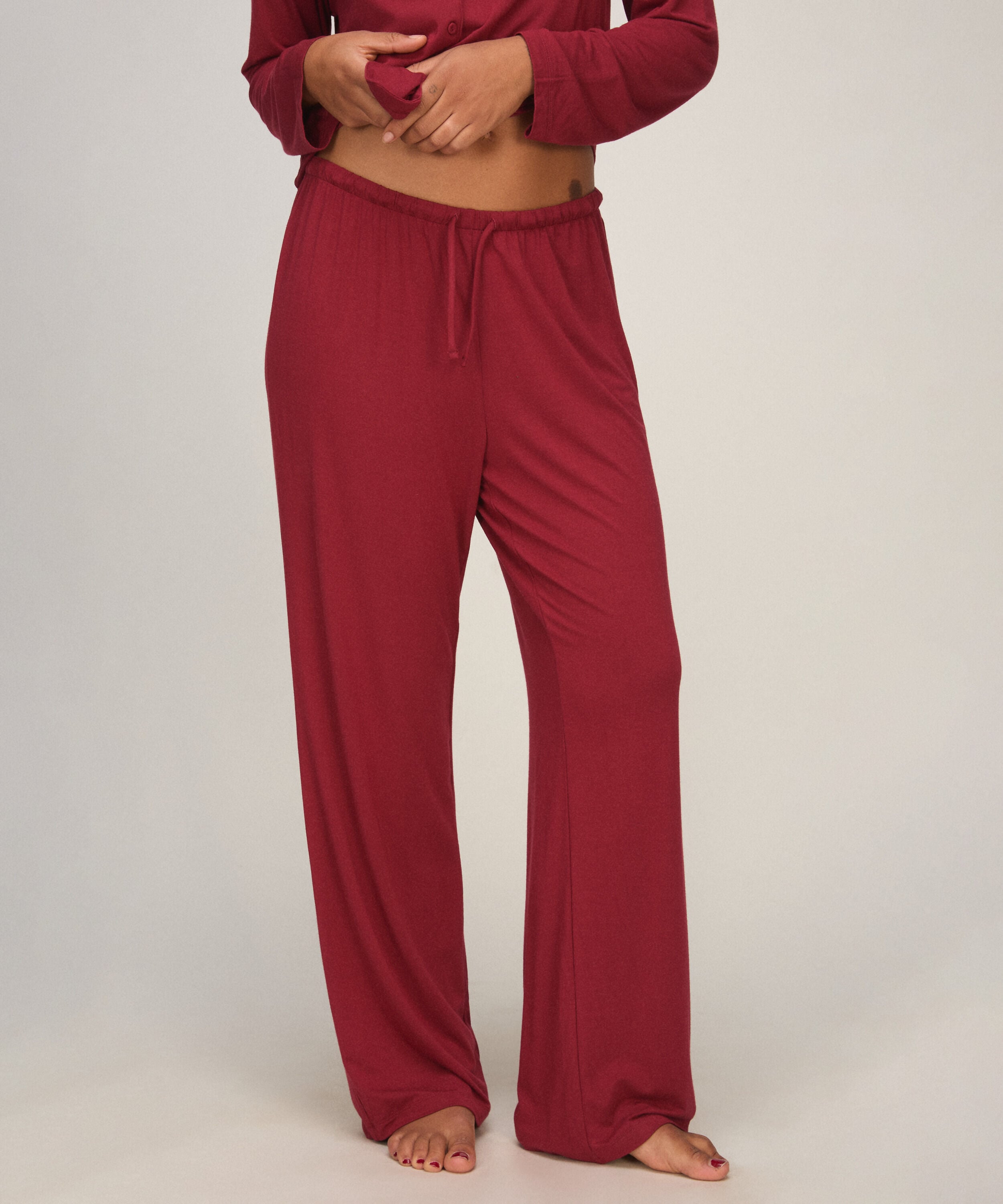 Pantalon de Pyjama Essential, Rouge