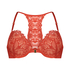 Soutien-gorge rembourré à armatures Kat, Rouge