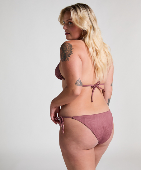 Slip de Bikini Échancrés Cozumel, Violet