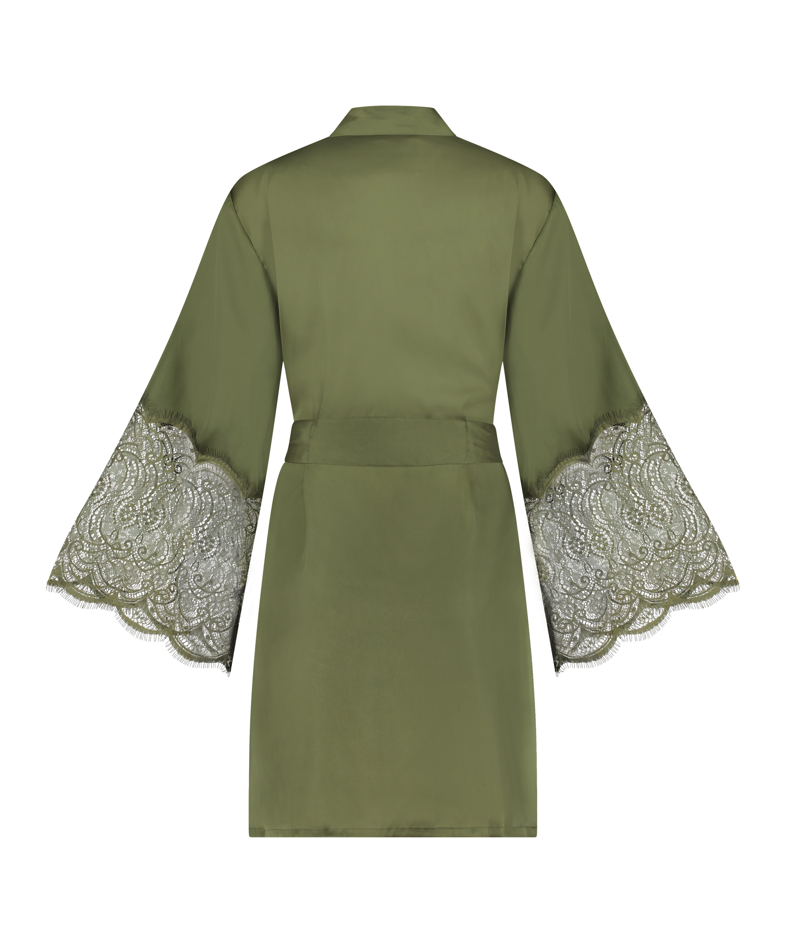 Kimono Satin, Vert, main