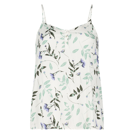 Camisole pressed feuilles, Blanc