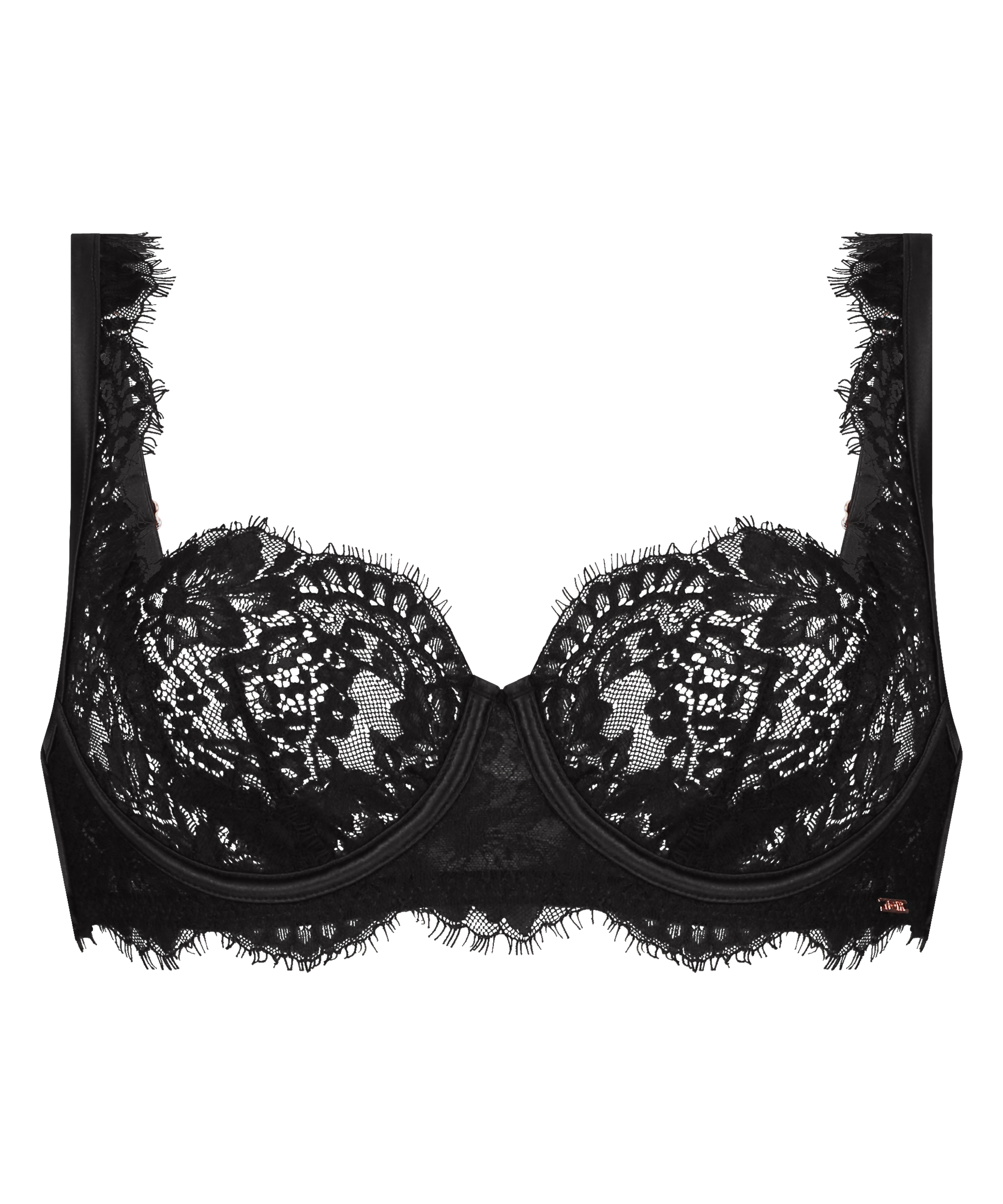 Soutien-gorge non-rembourré à armatures Chalice, Noir, main