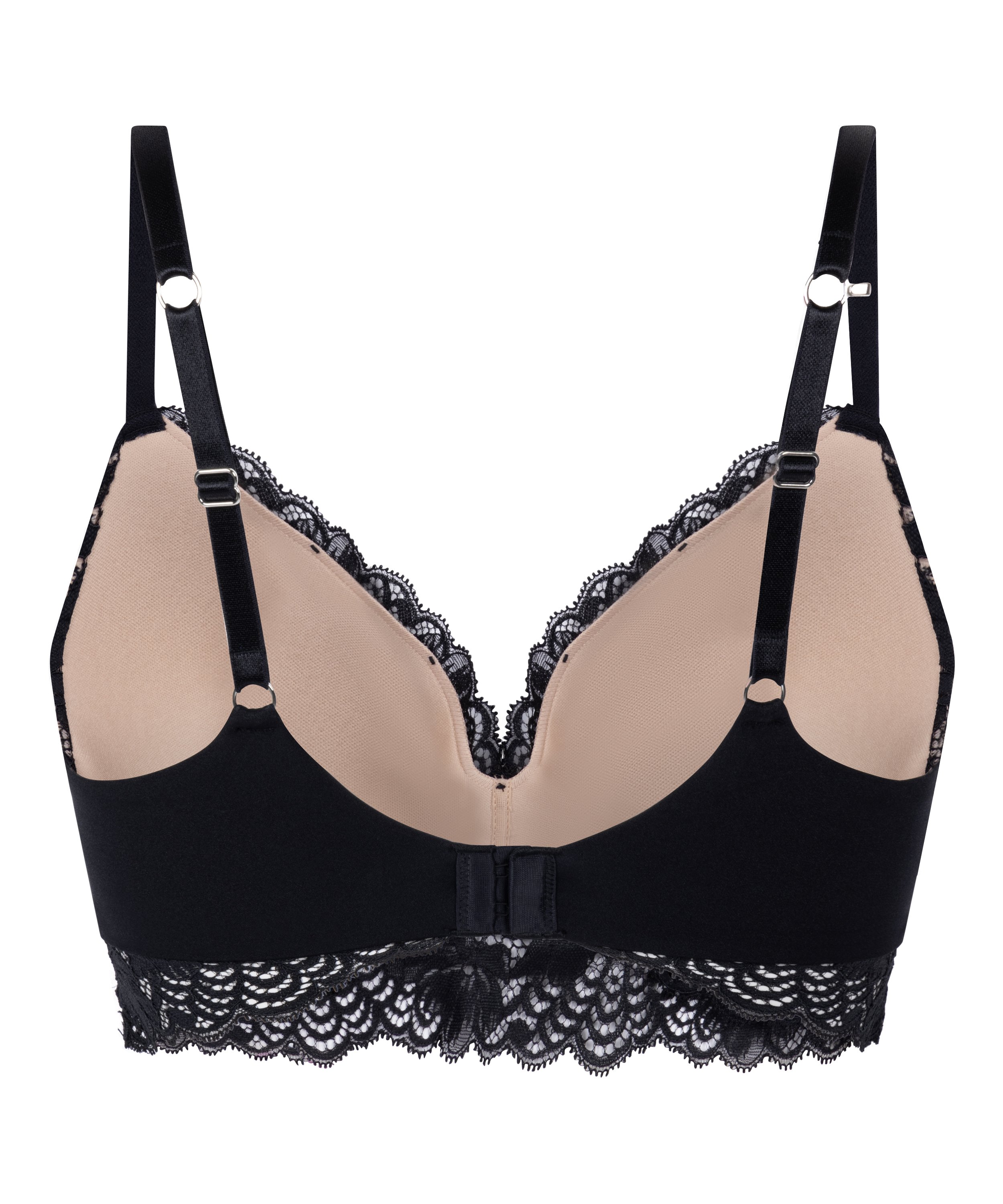 Soutien-gorge sans armatures préformé Andrea, Noir, main
