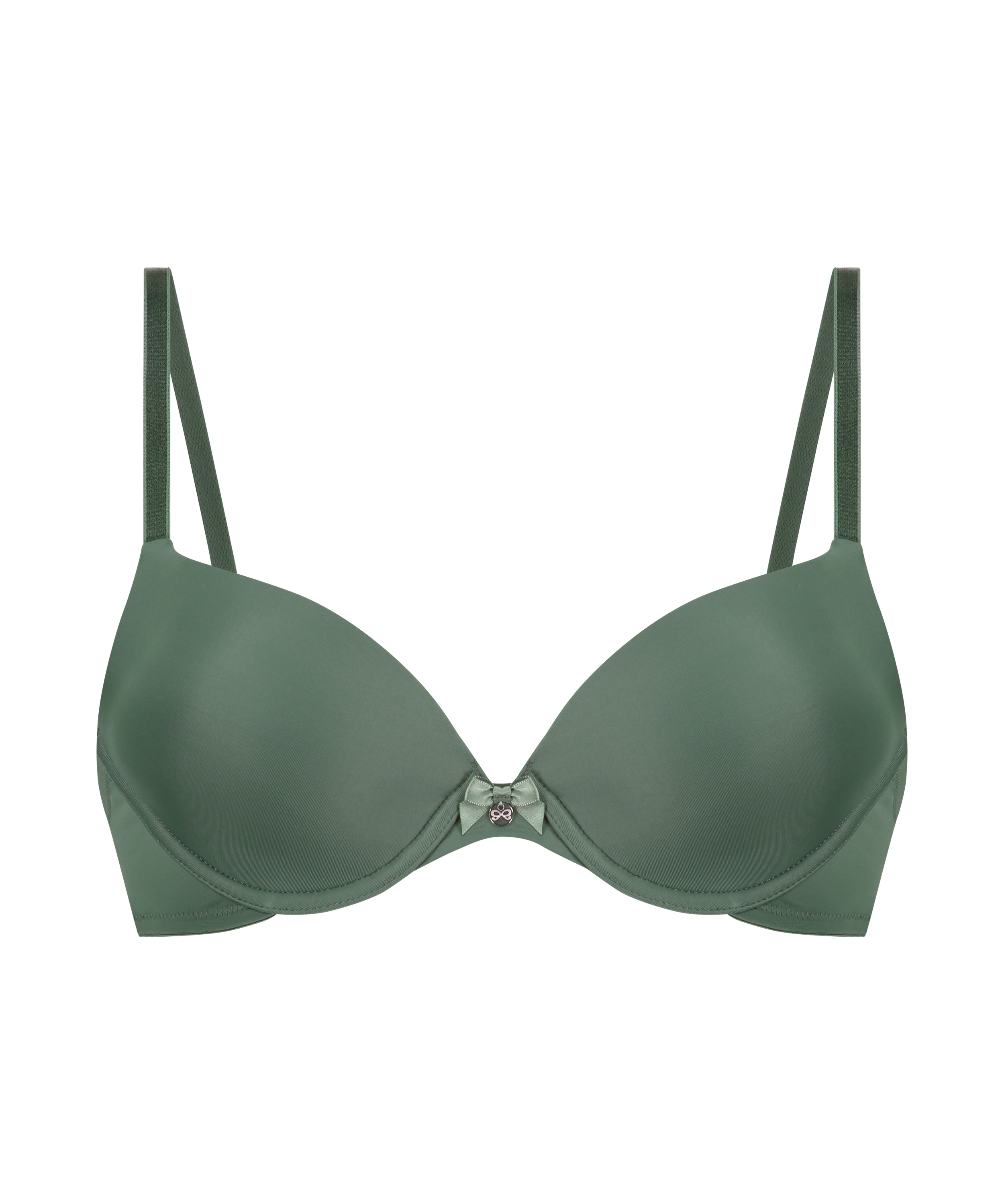 Soutien-gorge à armatures préformé Plunge, Vert, main