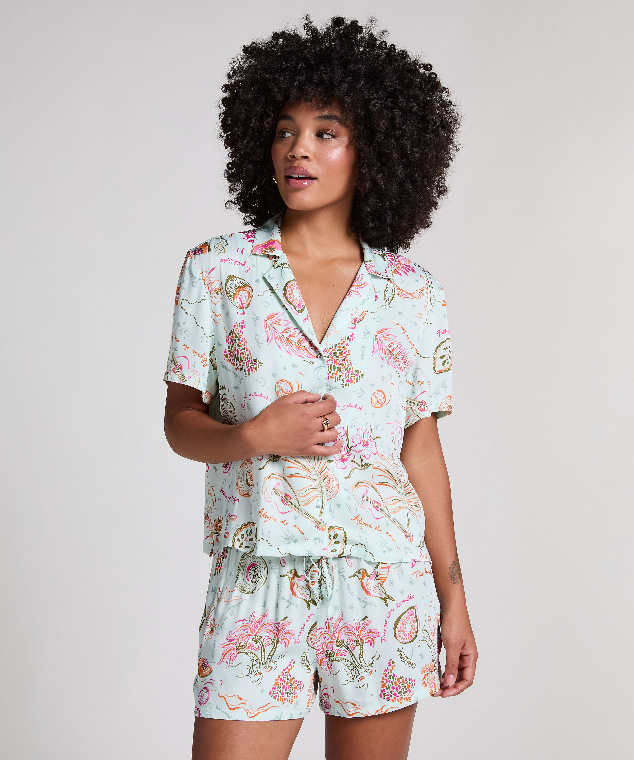 Veste en satin, Vert