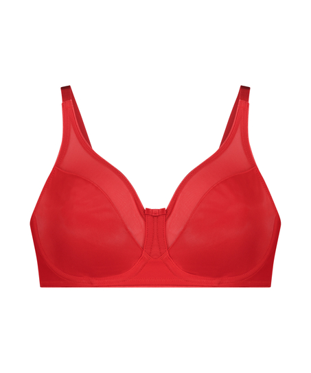 Soutien-gorge à armatures non-préformé minimiseur Nina, Rouge
