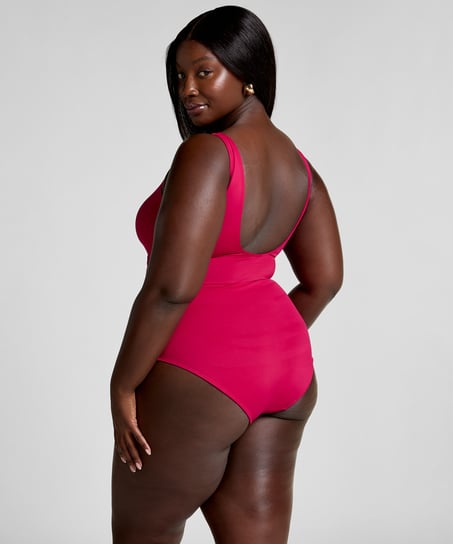 Maillot de bain Shaping Shell Mesh, Rose