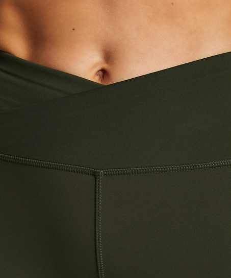 HKMX Legging croisé à taille haute, Vert