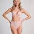 Soutien-gorge à armatures préformé push-up Deep-V, Beige