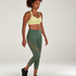Legging taille haute capri mesh HKMX, Vert
