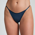 Slip brésilien jambes hautes Kaiden, Bleu