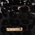 Trousse de maquillage mesh Leopard grand modèle, Noir