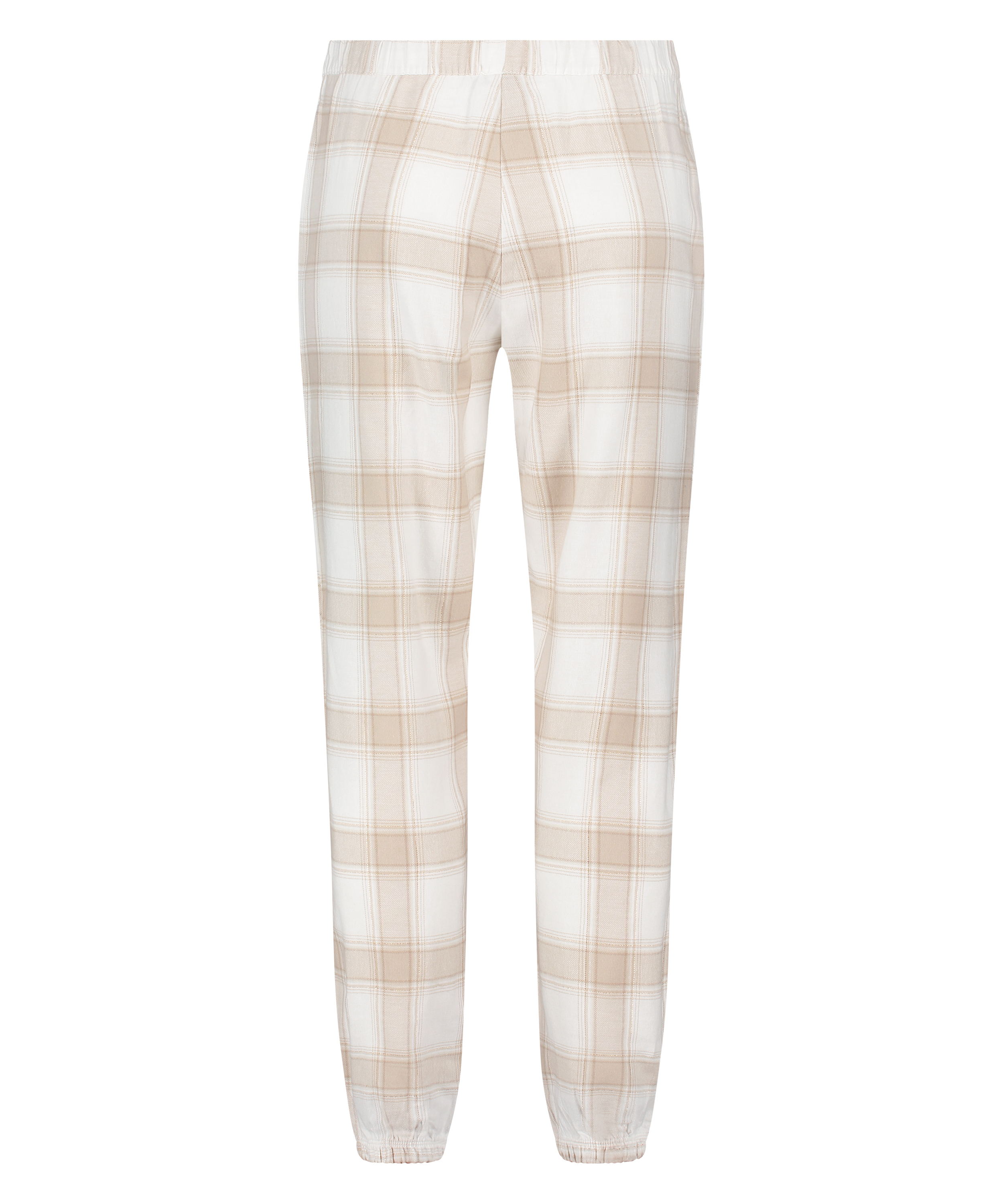 Pantalon de Pyjama Flanel, Beige, main