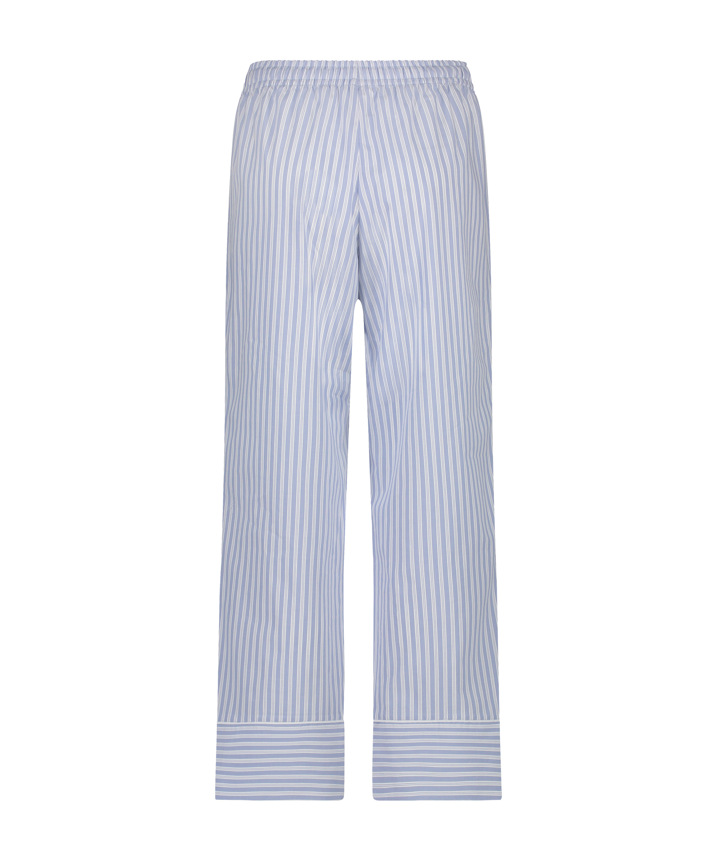 Pantalon de pyjama en Coton, Bleu, main