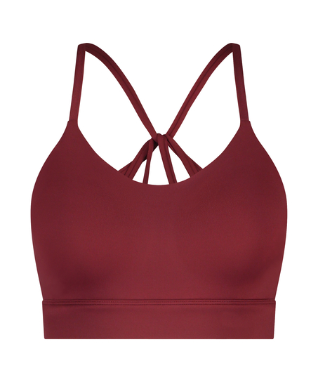 HKMX Brassière de sport de niveau 1, Rouge