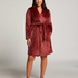 Peignoir court Fleece, Rose