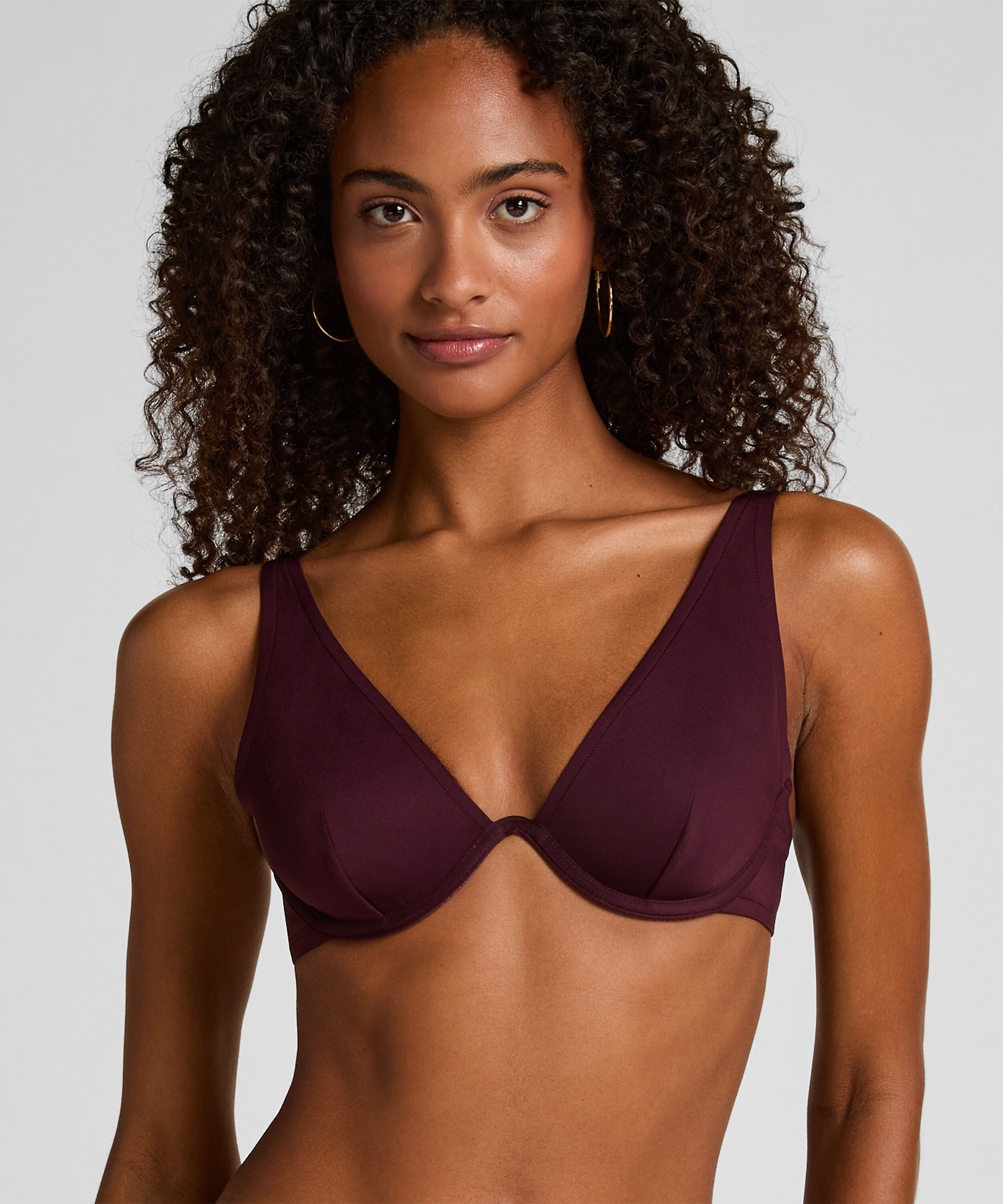 Haut de bikini en néoprène, Violet Haut de bikini en néoprène, Violet