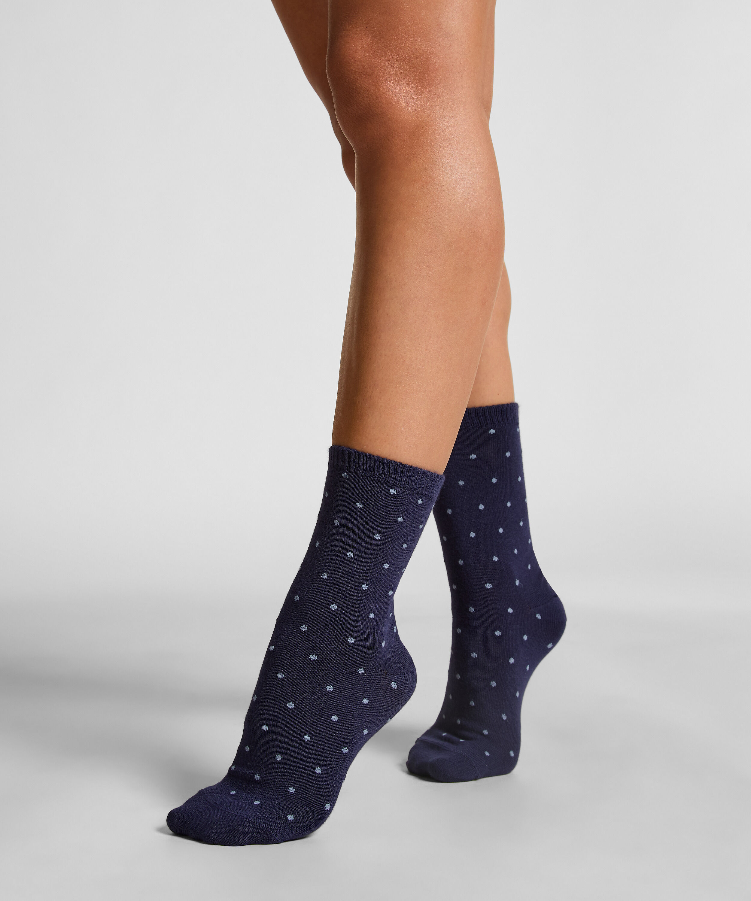 Chaussettes courtes en modal, Bleu Chaussettes courtes en modal, Bleu